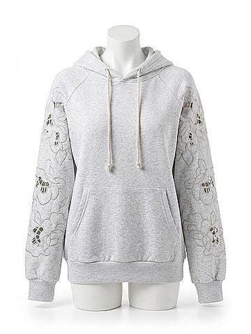 Ampersand Ave University Hoodie in Love Story (view 1)