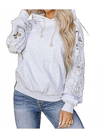 Ampersand Ave University Hoodie in Love Story (view 2)