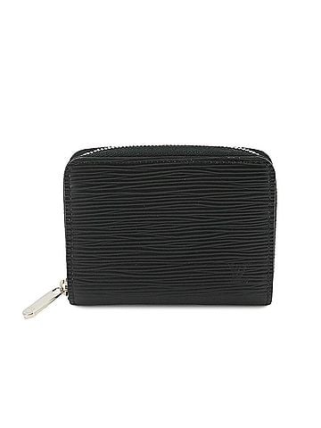 Louis Vuitton Louis Vuitton Epi Zippy Coin Purse, Leather, Noir (M60152), RFID (view 1)