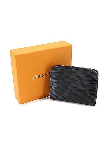 Louis Vuitton Louis Vuitton Epi Zippy Coin Purse, Leather, Noir (M60152), RFID (view 2)