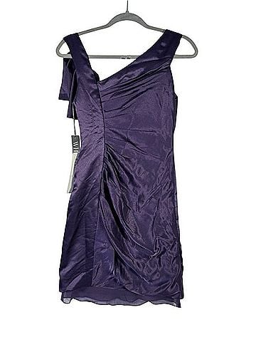 Vera Wang White By Vera Wang Cocktail Dress (view 2)