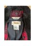 Talbots 100% Wool 100% Polyester Plaid Red Black Jacket Size 4 - photo 3