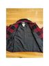 Talbots 100% Wool 100% Polyester Plaid Red Black Jacket Size 4 - photo 5