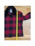 Talbots 100% Wool 100% Polyester Plaid Red Black Jacket Size 4 - photo 9