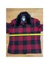 Talbots 100% Wool 100% Polyester Plaid Red Black Jacket Size 4 - photo 7