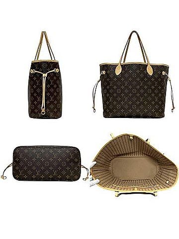 Louis Vuitton Louis Vuitton Neverfull GM Monogram Tote Bag M40157 SP2047 LOUIS VUITTON Canvas Brown Women's (view 2)