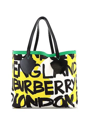 Burberry Reversible Graffiti Giant Tote Printed Canvas XL (view 1)