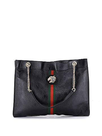 Gucci Rajah Chain Tote Leather Large (view 1)