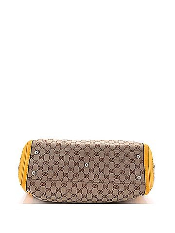 Gucci Bella Tote GG Canvas with Leather Medium (view 2)