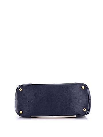 Prada Bicolor Double Zip Lux Tote Saffiano Leather Medium (view 2)