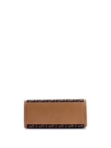 Fendi Sunshine Shopper Tote Zucca Canvas Small (view 2)