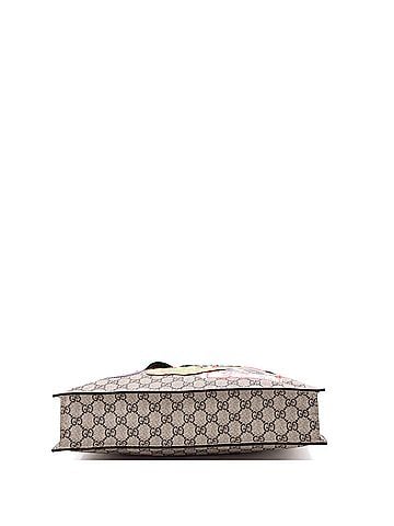 Gucci Courrier Convertible Soft Open Tote GG Coated Canvas with Applique North South (view 2)