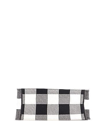 Christian Dior Book Tote Printed Check Canvas Large (view 2)