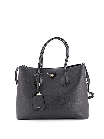 Prada Cuir Double Tote Saffiano Leather Large (view 1)