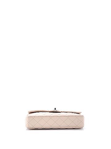 Chanel Classic Single Flap Bag Quilted Caviar East West (view 2)