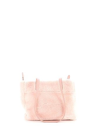 Miu Miu Logo Shopper Tote Sequin Embellished Shearling (view 2)