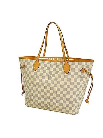Louis Vuitton Louis Vuitton Damier Azur Neverfull MM Tote Bag N40604 White Women's OP027786 (view 1)