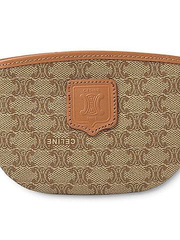Céline Celine coin purse, CELINE Old Macadam mini pouch, beige (view 2)