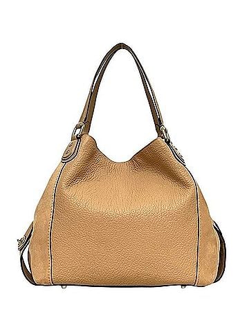 Coach Coach Edie Tote Bag 20334 COACH Leather Beige Women's (view 1)