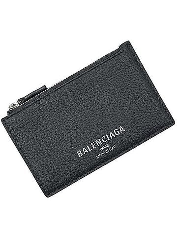 Balenciaga Balenciaga coin case, card holder, purse, 806639 1239 K17 5271, BALENCIAGA leather, gray, mini wallet. (view 1)