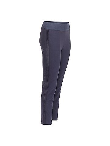 Stella McCartney Stella McCartney 2015 Blue Elastic Embroidery Cropped Pants (view 1)