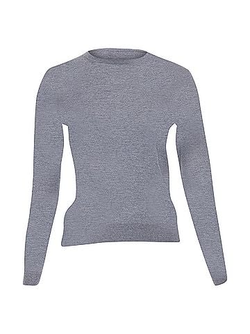 Stella McCartney Stella McCartney 2016 Grey Fine Knit Crew Sweater (view 1)