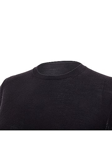 Stella McCartney Stella McCartney Black Silk Long Sleeve Crew Neck Sweater (view 2)