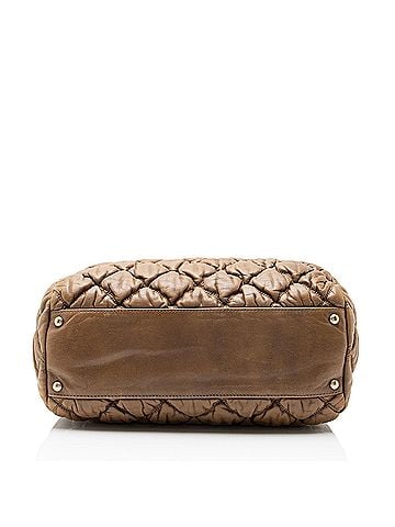 Chanel Chanel Lambskin Bubble Quilt Satchel (view 2)