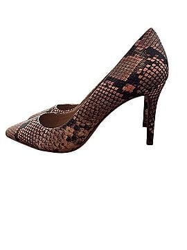 Banana Republic Snake Print Pointed Toe Stiletto Pumps Heels (view 2)