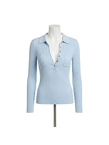 Generation Love Perry Sweater in Light Blue (view 1)