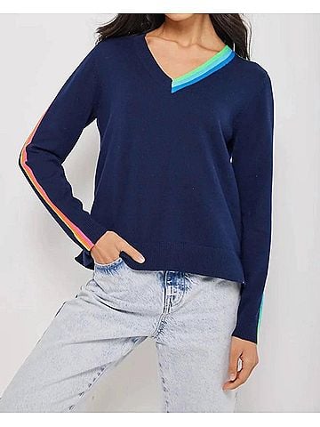 Lisa Todd Color Code Sweater in Navy (view 2)