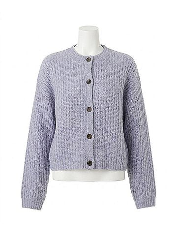 Z Supply Rosemont Long Sleeve Cardigan in Grey (view 1)