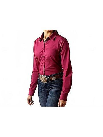 Ariat Kirby Stretch Shirt in Beaujolais (view 2)
