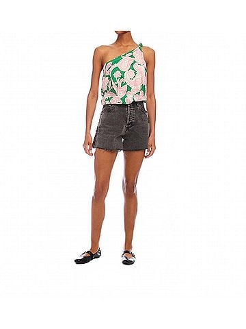 Fifteen Twenty Women's Vanita One-Shoulder Top in Paisley (view 2)