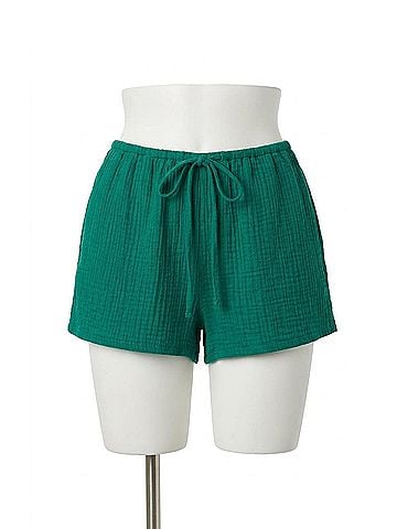 Z Supply Daylight Airy Gauze Shorts in Rainforest (view 1)