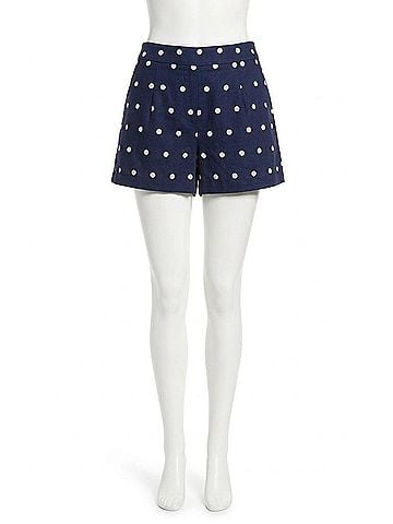 Beach Riot Birkley Pull-On Short in Navy Polka Dot (view 1)