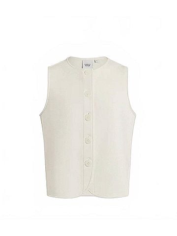 Varley Josie Button Through Tank Top in Pristine (view 1)