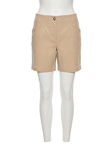 Tribal Flatten It Button Front Pull On Shorts in Beach (view 1)