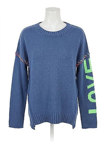 Lisa Todd Women's Love Crush Sweater in Indigo (view 1)