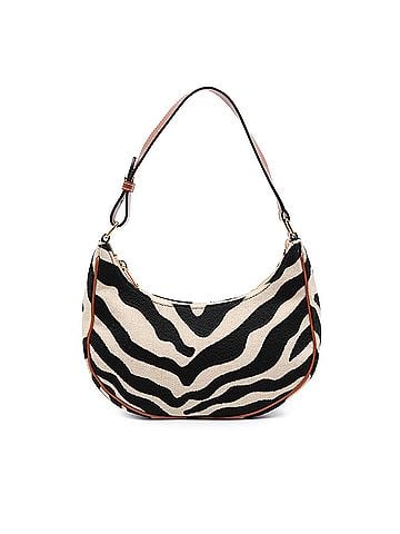 Céline Zebra Printed Canvas Ava Shoulder Bag (view 1)