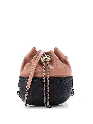Chanel Gabrielle Drawstring Bag Quilted Calfskin Small (view 1)