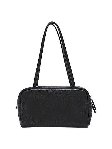 The Row The Row Nappa Astra Bowling Bag in Black Leather (view 1)
