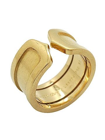 Cartier Cartier C2 Wide Ring, 18K Yellow Gold, Ladies' (view 1)