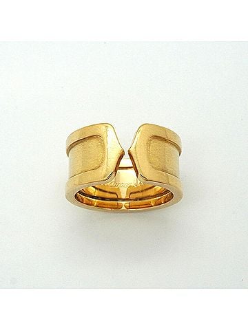 Cartier Cartier C2 Wide Ring, 18K Yellow Gold, Ladies' (view 2)