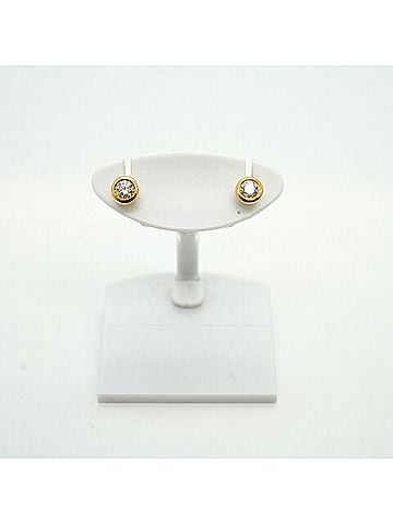 Tiffany & Co. Tiffany &amp; Co. By the Yard Earrings, 1PD (1 diamond), 18K Yellow Gold, Women's Earrings (view 2)