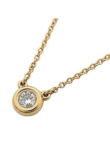 Tiffany & Co. Tiffany &amp; Co. By the Yard Necklace, 1PD (18K Pink Gold) Diamond, Women's (view 1)