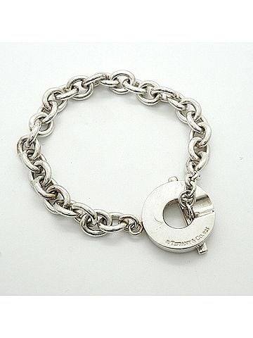 Tiffany & Co. Tiffany &amp; Co. 1837 Toggle Circle Bracelet, Sterling Silver 925, Women's (view 2)