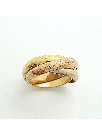 Cartier Cartier Trinity Classic Ring, available in 18K Yellow Gold, White and Pink size #52 (Women's). (view 2)