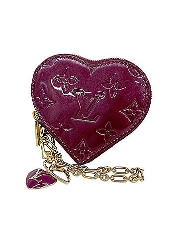 Louis Vuitton Louis Vuitton Vernis Portemonnaie Coeur Wallet/Coin Case M93563 Violet (Women's) (view 1)