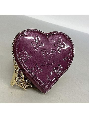 Louis Vuitton Louis Vuitton Vernis Portemonnaie Coeur Wallet/Coin Case M93563 Violet (Women's) (view 2)